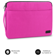 FUNDA PORTATIL SUBBLIM URBAN LAPTOP SLEEVE 13,3-14" PINK