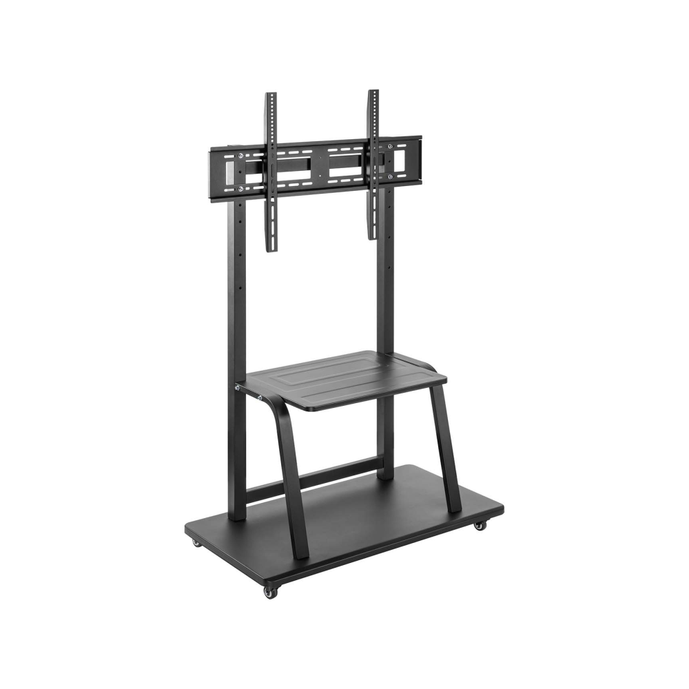 SOPORTE SUELO AISENS ECO RUEDAS BANDEJA DVD MONITOR/TV 150KG 37-100