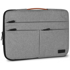 FUNDA PORTATIL SUBBLIM AIR PADDING 360 SLEEVE 15,6" LIGHT GREY
