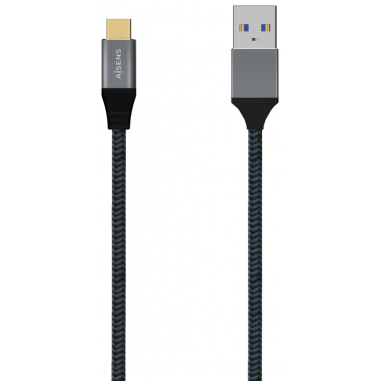 CABLE AISENS USB 3.1 GEN2 ALUMINIO 10GBPS 3A USB-C/M-A/M 1.5M