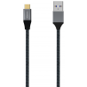 CABLE AISENS USB 3.1 GEN2 ALUMINIO 10GBPS 3A USB-C/M-A/M 1.5M