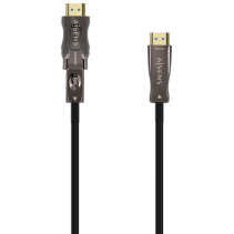 CABLE HDMI AISENS V2.1 OPTICO ACTIVO AOC DESMONTABLE 8K60HZ M/M 20M NEGRO