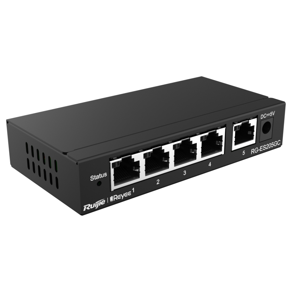 SWITCH RUIJIE REYEE RG-ES205GC V2 GIGABIT 5p CLOUD