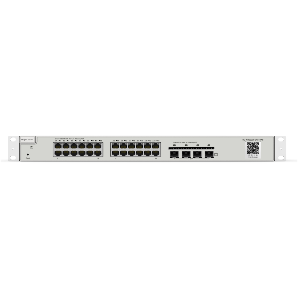 SWITCH RUIJIE REYEE RG-NBS3200-24GT4XS GIGALAN 24p SFP 2p L2 GESTIONABLE