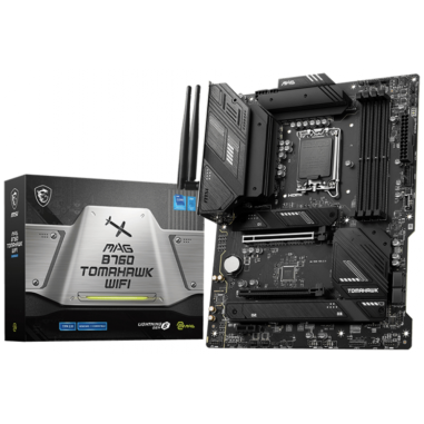 PLACA BASE MSI MAG B760 TOMAHAWK WIFI 1700 ATX 4XDDR5