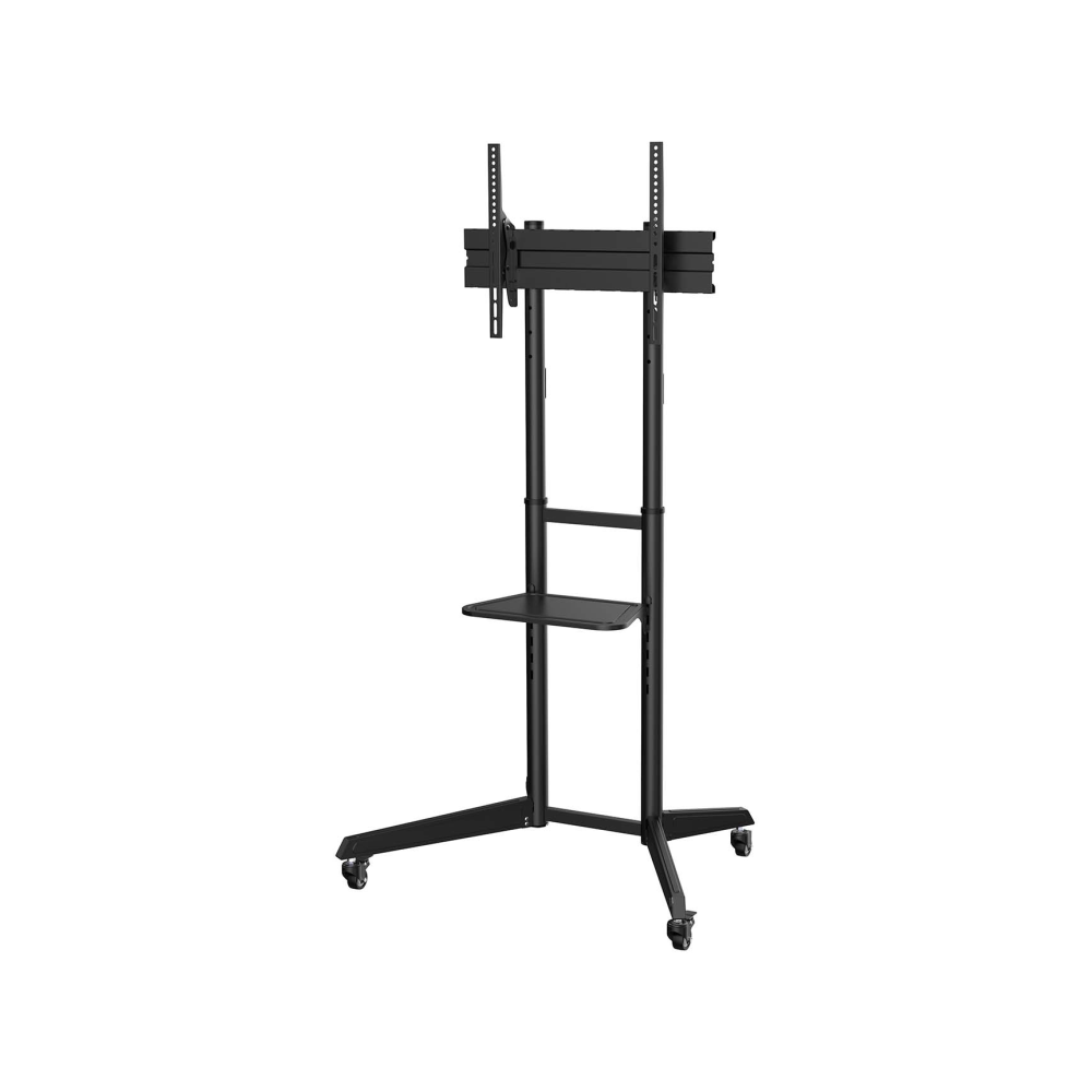 SOPORTE SUELO AISENS RUEDAS BANDEJA DVD PANTALLA 50KG 37-70