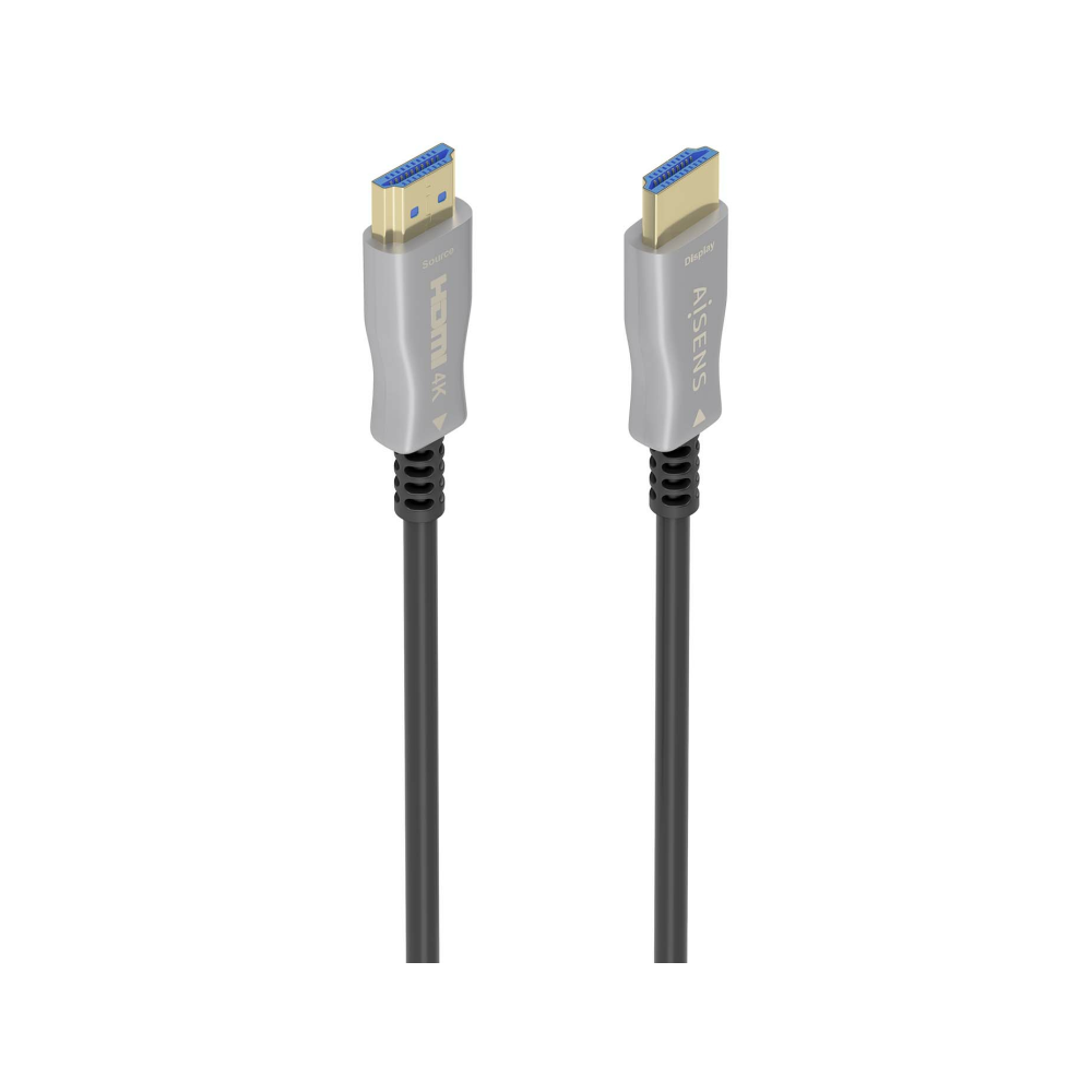 CABLE HDMI AISENS V2.0 OPTICO ACTIVO AOC 4K60HZ 18GBPS A/M-A/M 10M NEGRO