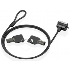 CABLE SEGURIDAD AISENS CERRADURA LLAVE 1.5M