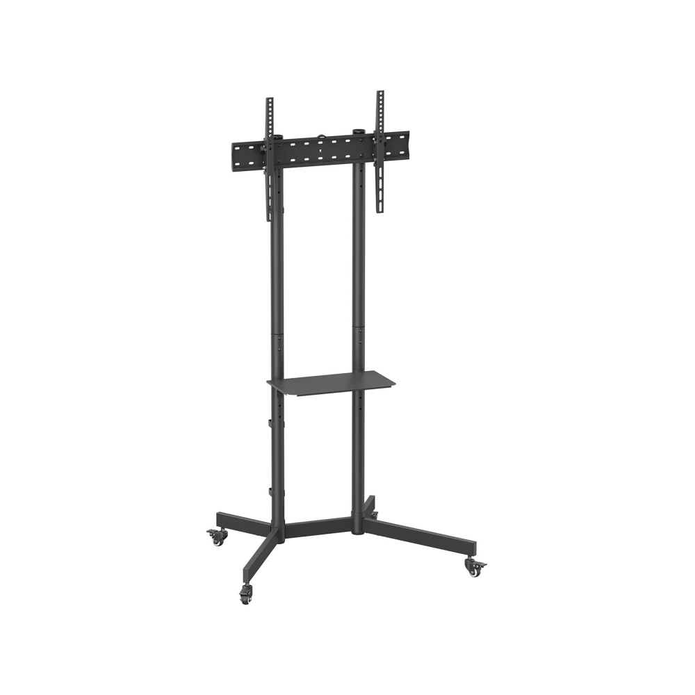 SOPORTE SUELO AISENS RUEDA BANDEJA DVD MONITOR/TV 45KG 37-70 NEGRO