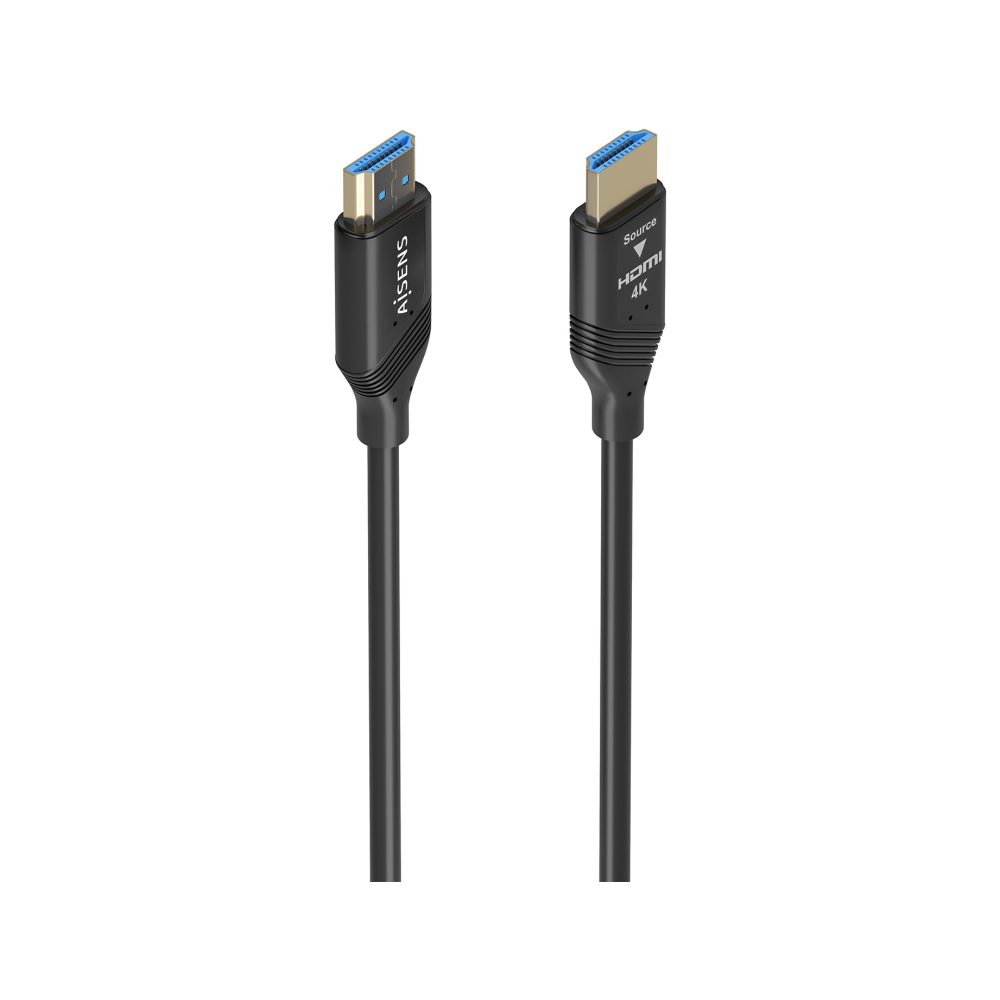 CABLE HDMI AISENS V2.0 OPTICO ACTIVO AOC 4K60HZ 18GBPS A/M-A/M 10M NEGRO