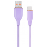 CABLE DE CARGA Y DATOS GEMBIRD USB TIPO C DE SILICONA PREMIUM 1,5 M VIOLETA
