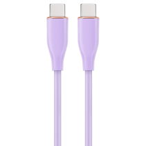 CABLE DE CARGA Y DATOS GEMBIRD (PD) TIPO-C SILICONA ALTA CALIDAD 1,5M MORADO