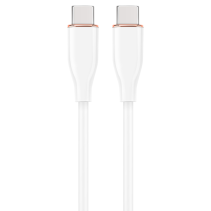 CABLE DE CARGA Y DATOS GEMBIRD (PD) TIPO-C SILICONA ALTA CALIDAD 1,5M BLANCO