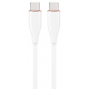CABLE DE CARGA Y DATOS GEMBIRD (PD) TIPO-C SILICONA ALTA CALIDAD 1,5M BLANCO