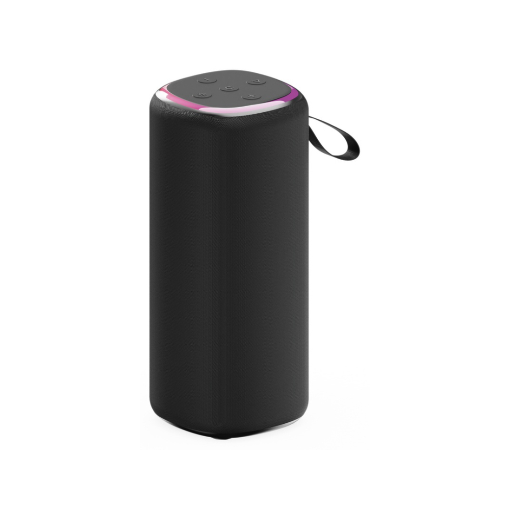ALTAVOZ PORTATIL GEMBIRD SPK-BT-LED-08L 10W BT NEGRO LUZ LED