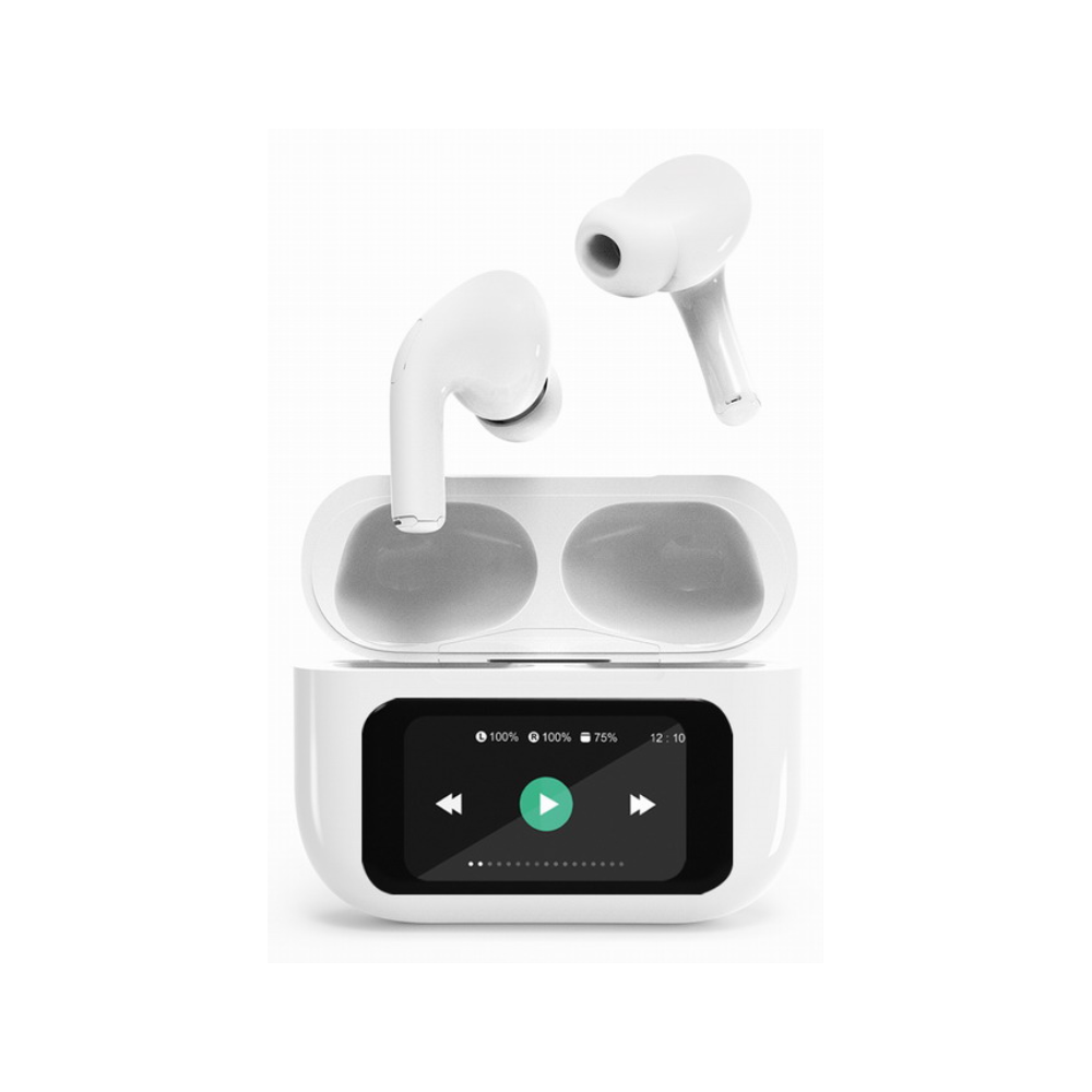AURICULARES GEMBIRD TWS-LCD-ANC-01-W BLANCO BT