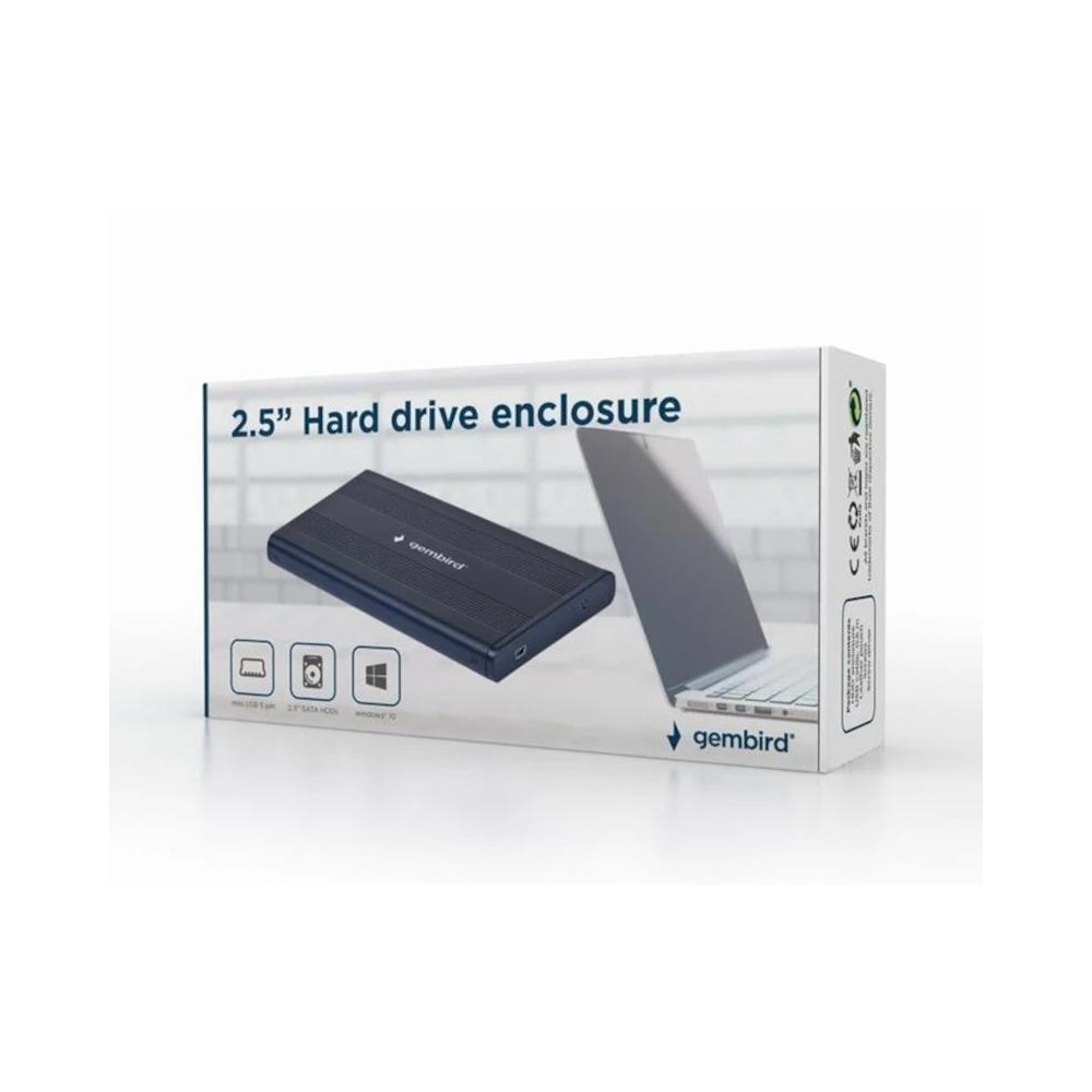 Gembird carcasa ext usb 2.0 sata 2.5"mini usb 5pin