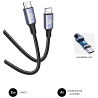 CABLE PLUS 100W C-C 2M BLACK