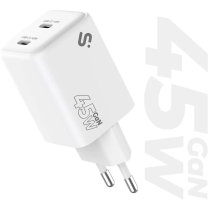 GAN 45W CHARGER USB C+C