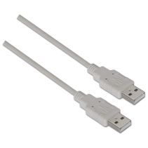CABLE AISENS USB 2.0 TIPO A/M-A/M BEIGE 1.0M