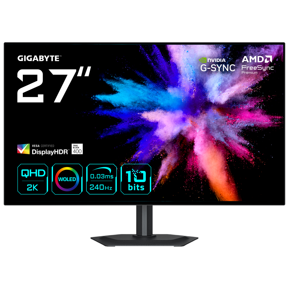MONITOR GIGABYTE 27" QHD 2K GO27Q24G EK