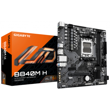 PLACA BASE GIGABYTE B840M H AM5 MICRO ATX
