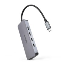 Nanocable hub usb-c/m a 4xusb-c/h + usb-c pd 100w