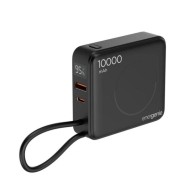 Gembird powerbank inalámbrico 10000 mah negro