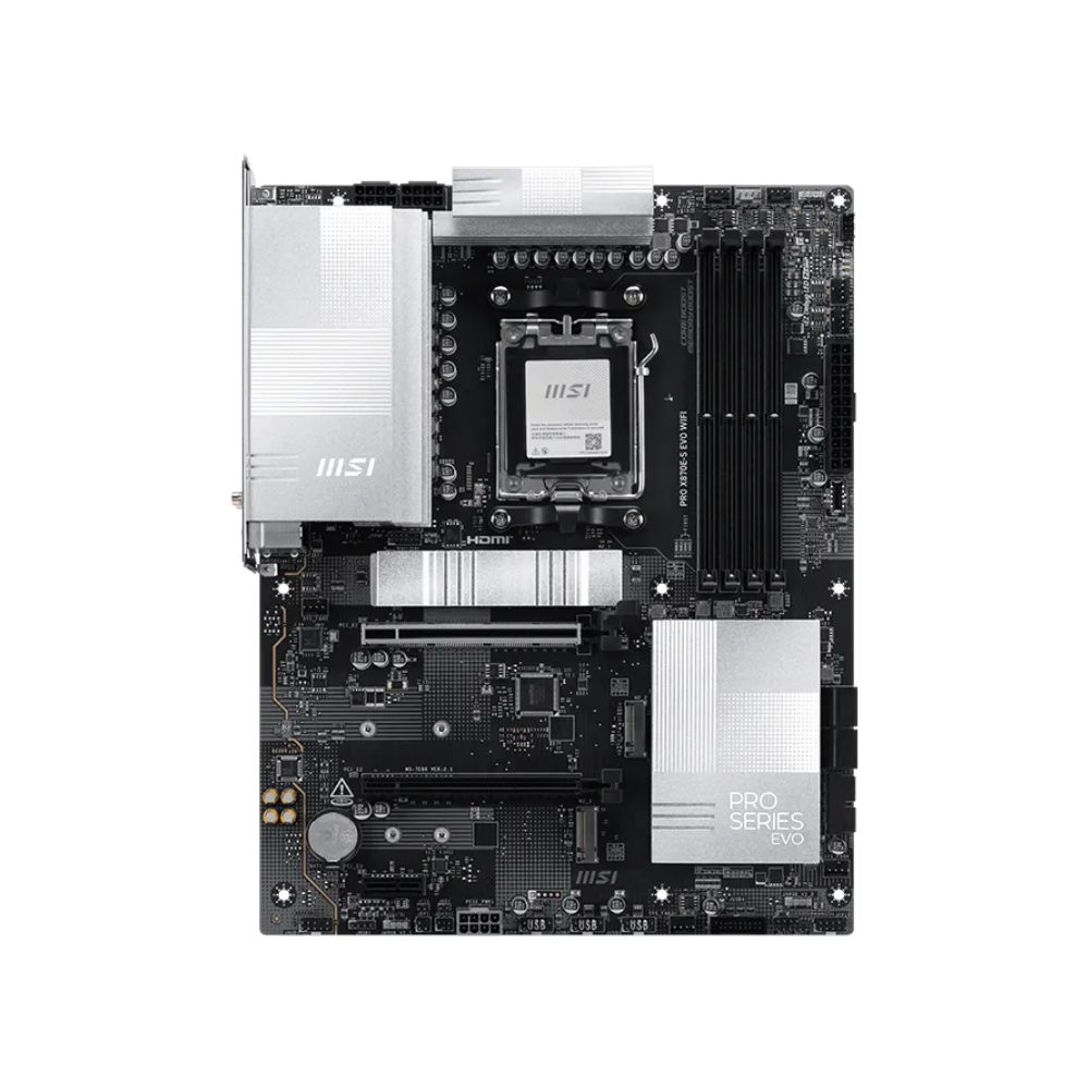 PLACA BASE MSI PRO X870E-S EVO WIFI AM5 DDR5