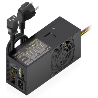 FUENTE ALIMENTACION AISENS TFX 500W CABLE ALIMENTACION OEM NEGRA