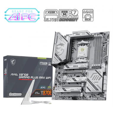 PLACA BASE MSI MAG X870E GAMING PLUS MAX WIFI AM5 DDR5