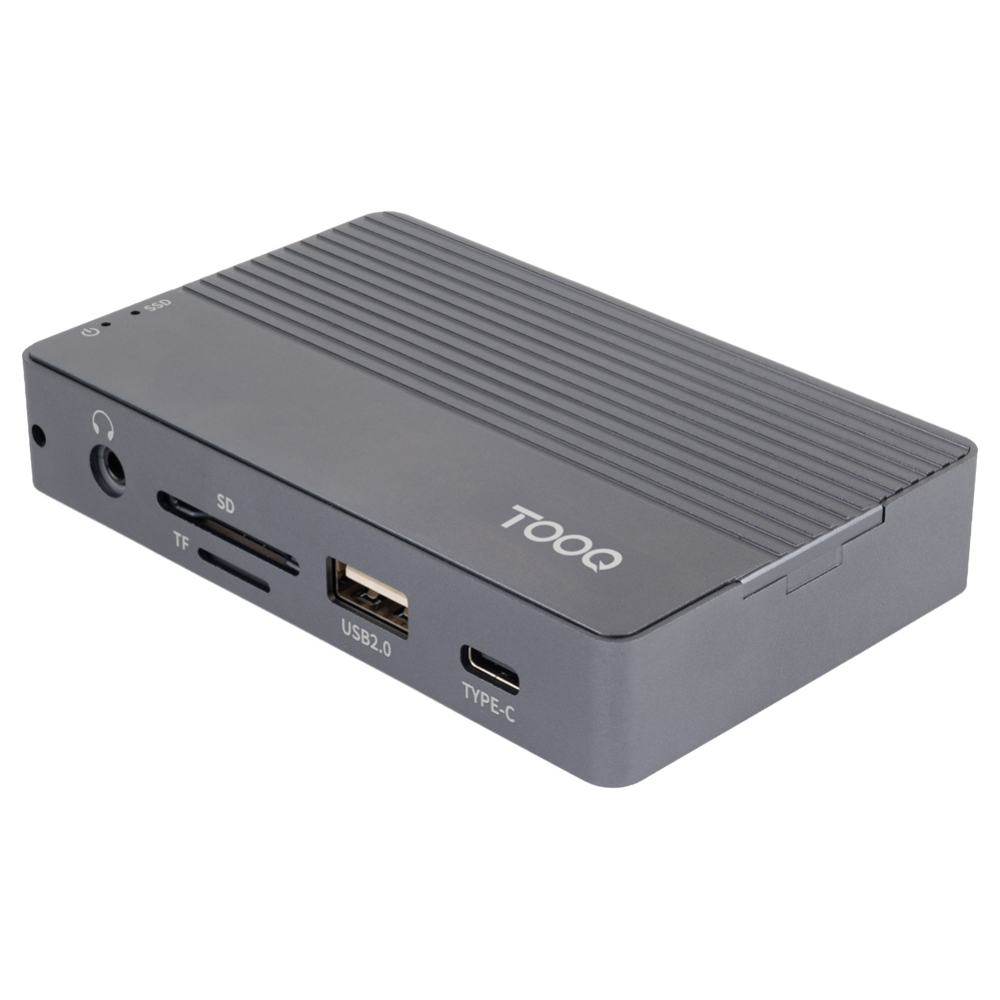 CARCASA+HUB TOOQ TQE-2242G M.2 NGFF/NVMe USB 3.2 GEN2