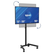 Iggual srtv55 soporte tv suelo ruedas 13"-55" 20kg