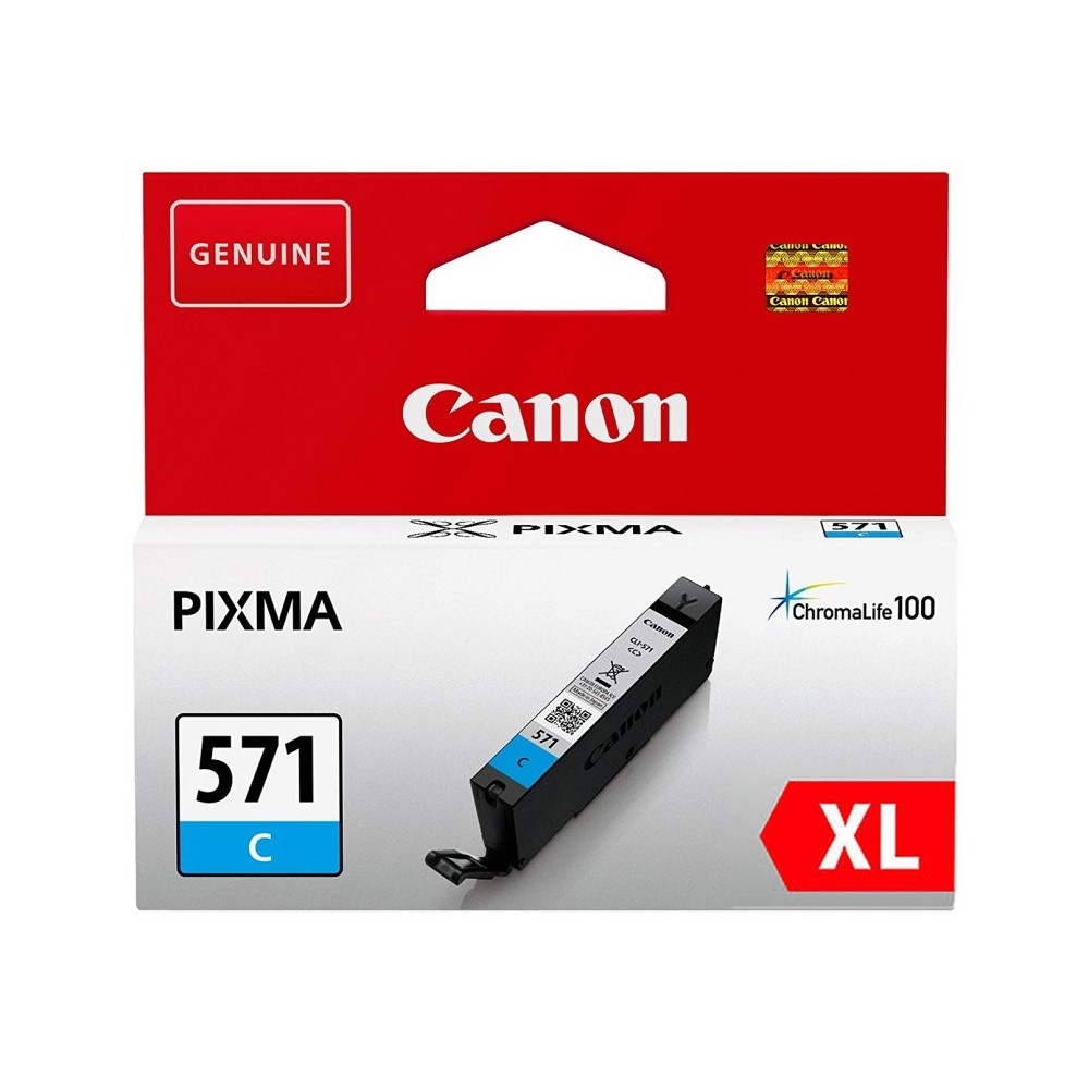 Canon cartucho cli-571cy xl cian