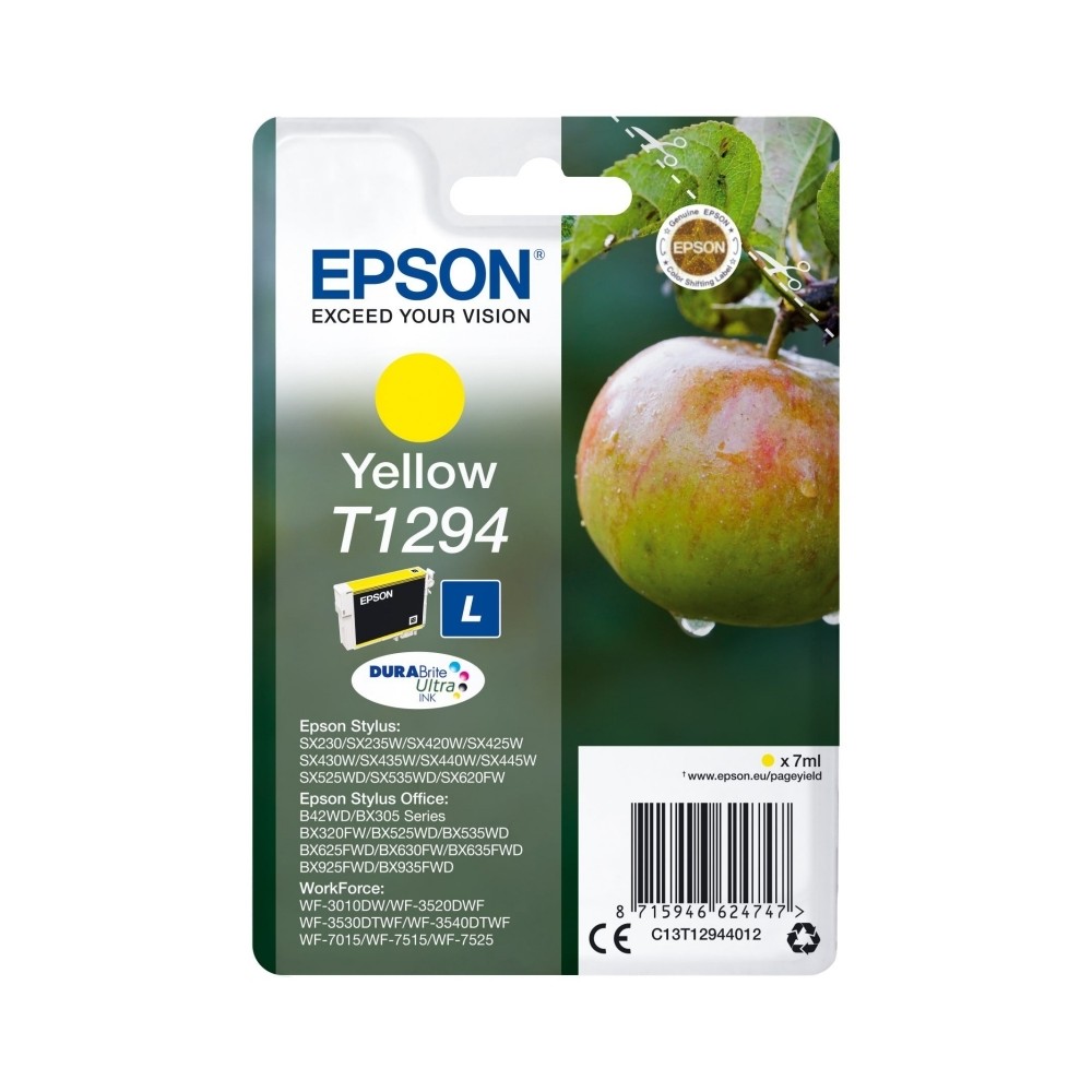 Epson cartucho t1294 amarillo