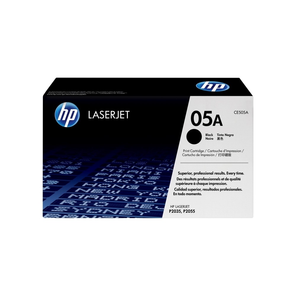 Hp tóner ce505a negro