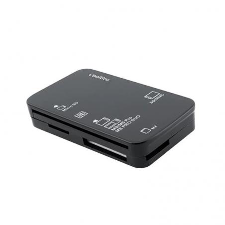 Coolbox lector cre4 dnie/tarjetas ext.+ adap.usb-c