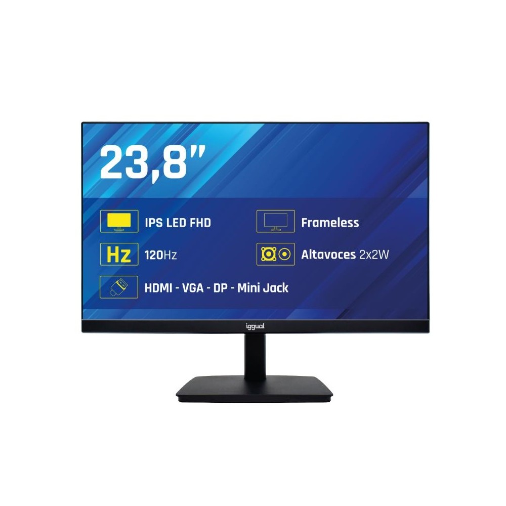 Iggual monitor 24" 120hz 1ms mm vesa mini pc