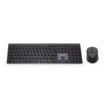 Gembird kit teclado+ratón inalámbr. pro slim negro
