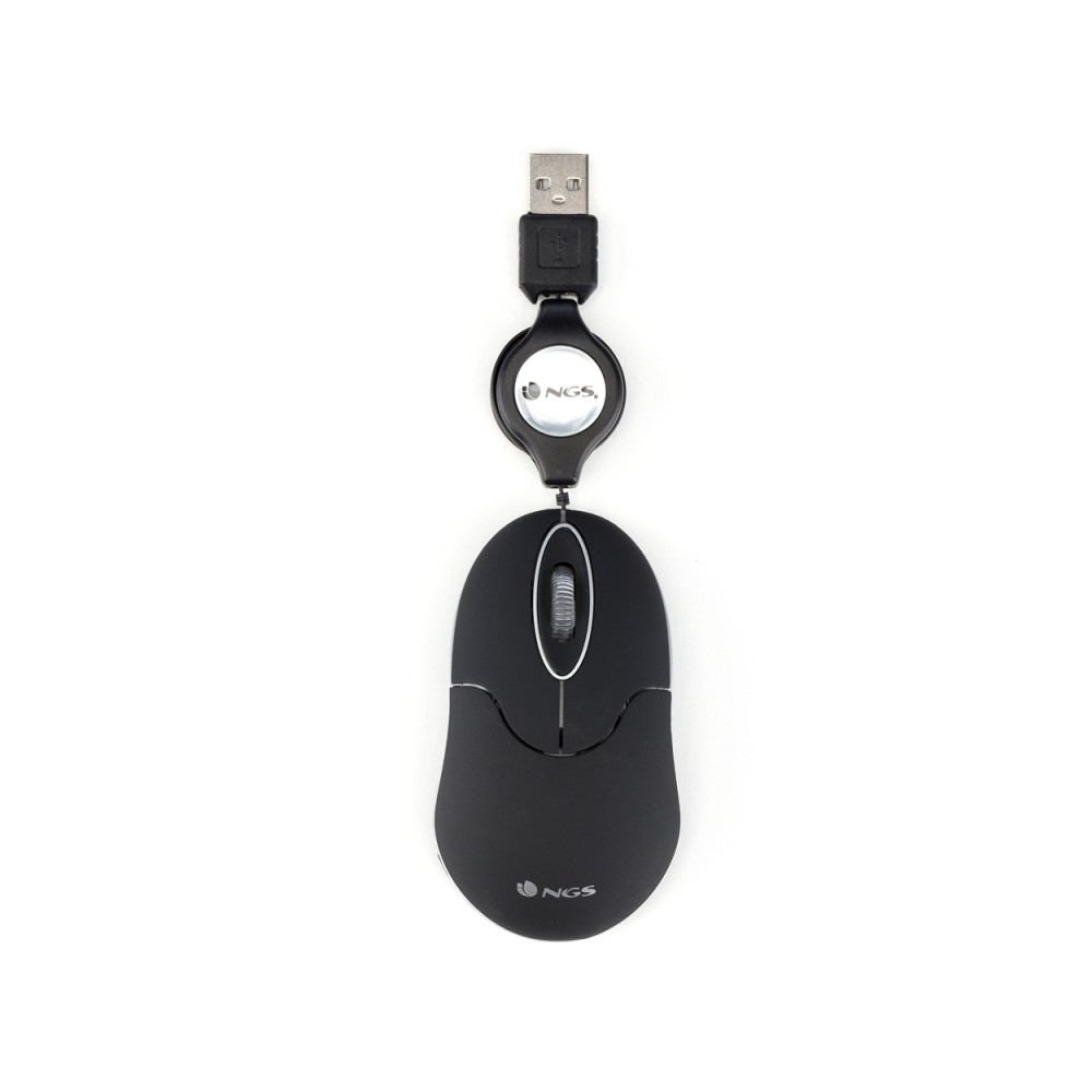 Ngs ratón retráctil sinblack 1000dpi negro