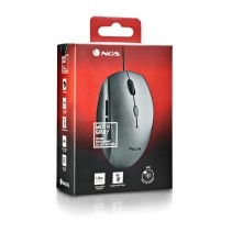 Ngs wired ergo silent mouse + usb type c adap gray