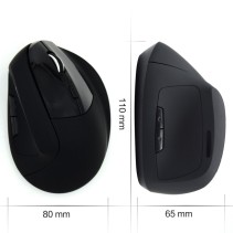 Ewent ew3158 ratón wireless vertical 1600 dpi