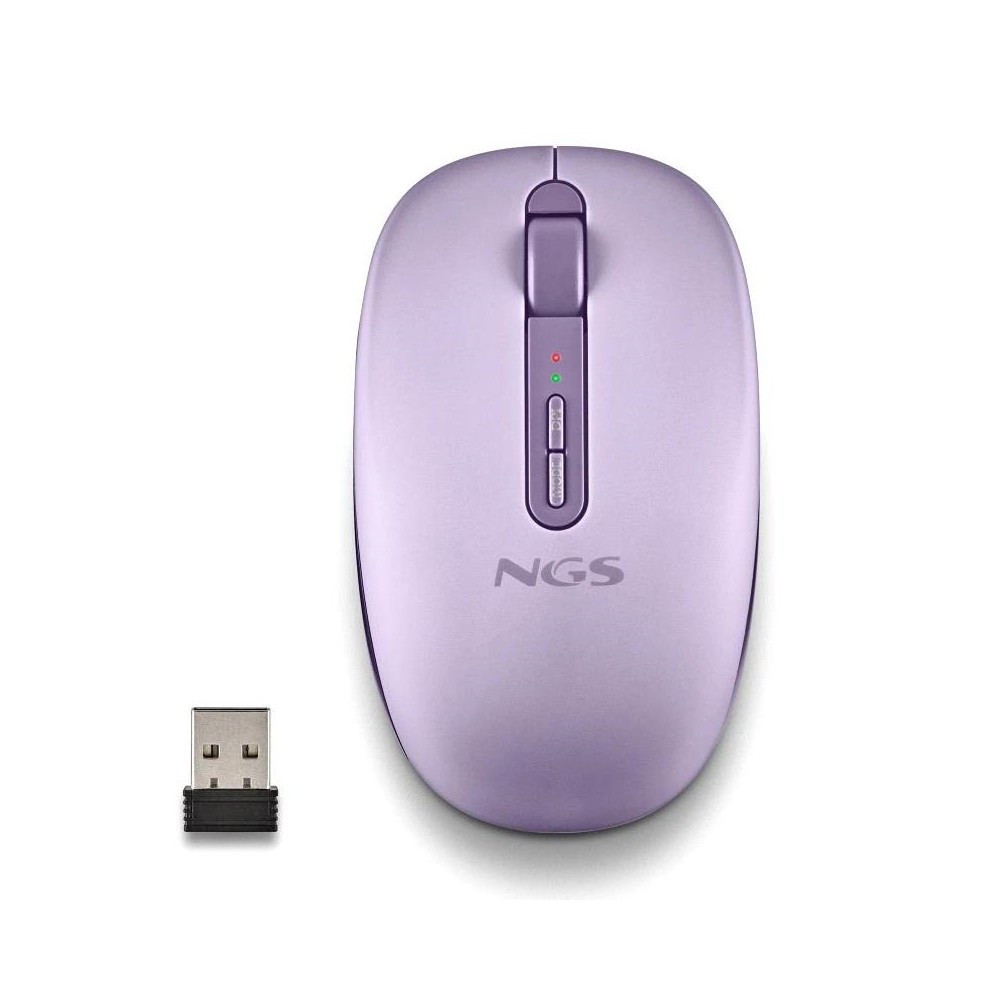 Ngs ratón inalámbric 2.4ghz dual bt fogdual purple