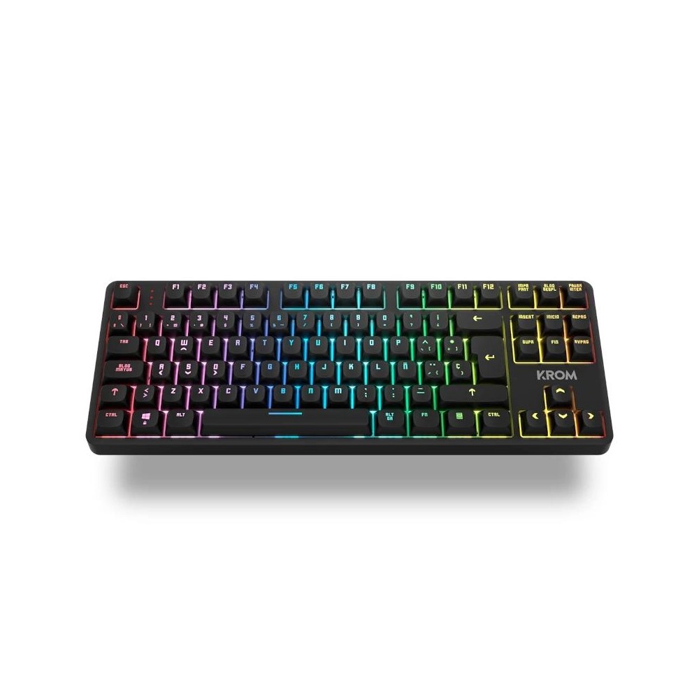 Krom mini teclado kernel pro mecanico inalam. rgb