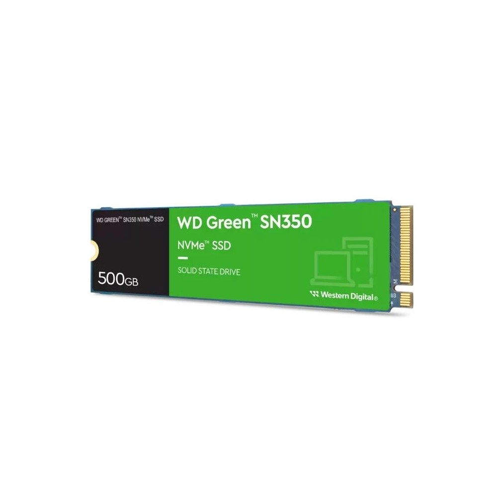 Wd green sn350 wds500g2g0c ssd 500gb pcie nvme 3.0