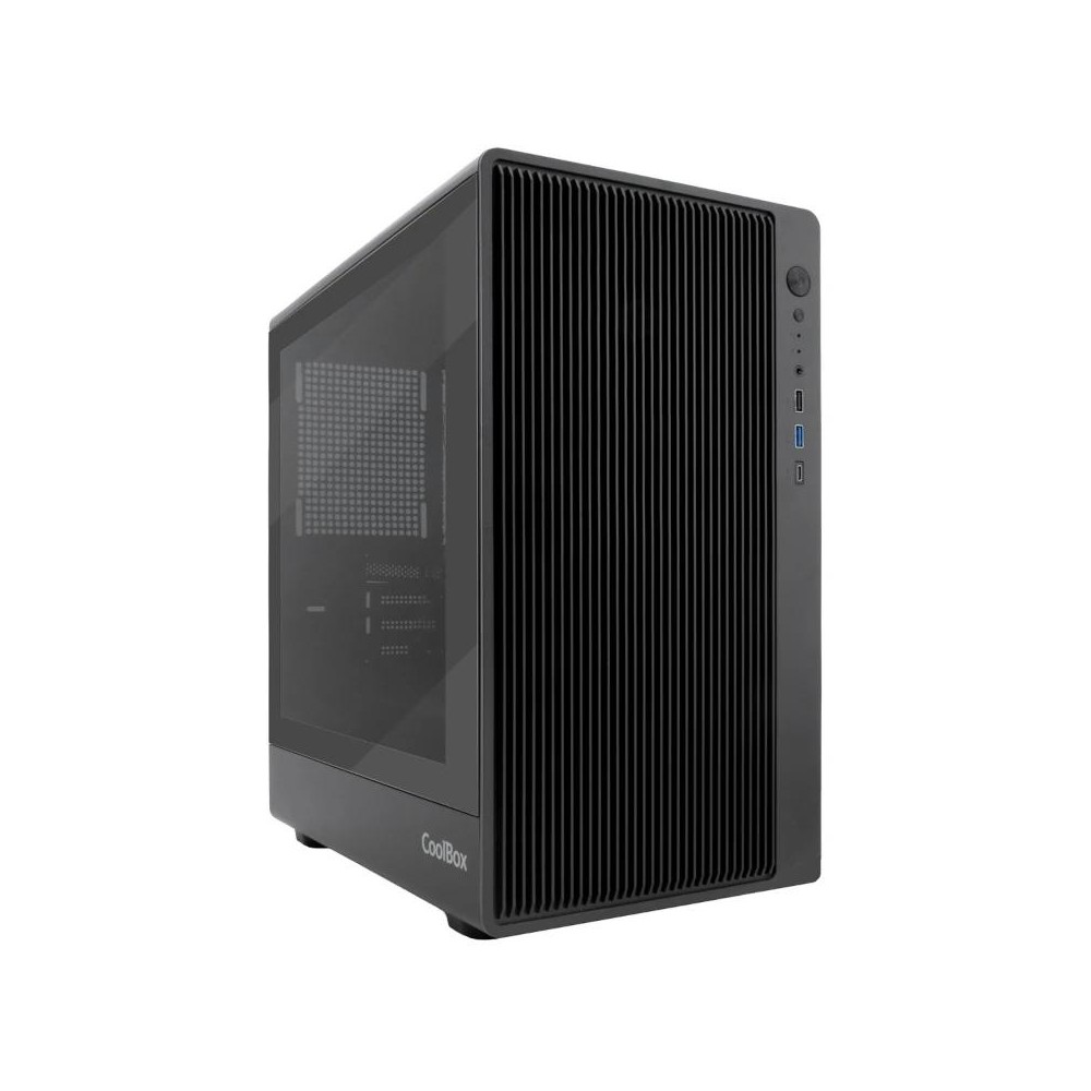 Coolbox caja gaming matx gm350 darkface usb-c 3.2
