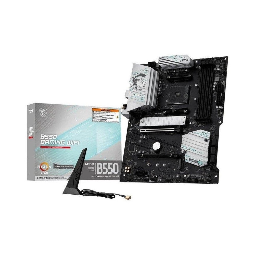 Msi placa base b550 gaming wifi6e ddr4 atx am4
