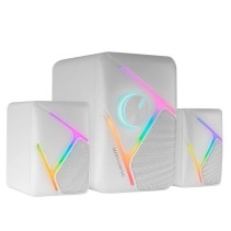 Mars gaming altavoces ms-h21 2.1 35w rgb blanco
