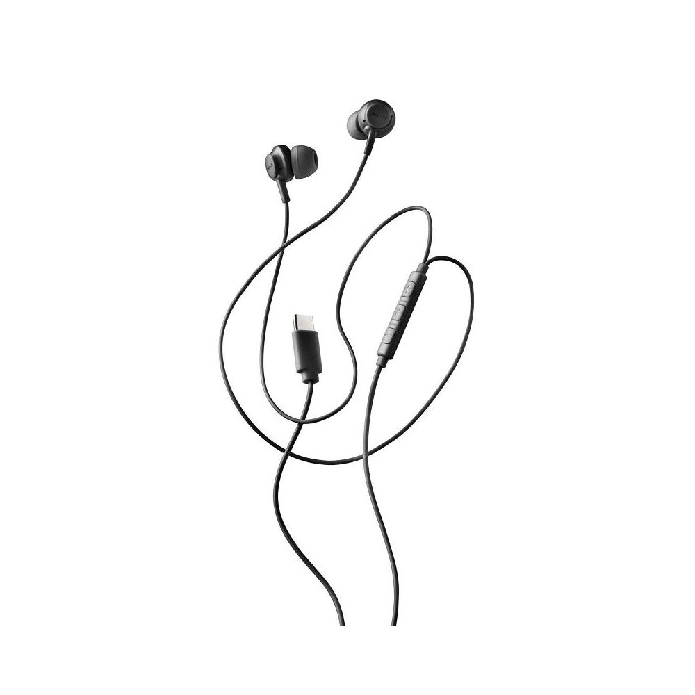 Ngs auricular negro estéreo usb-c con cable