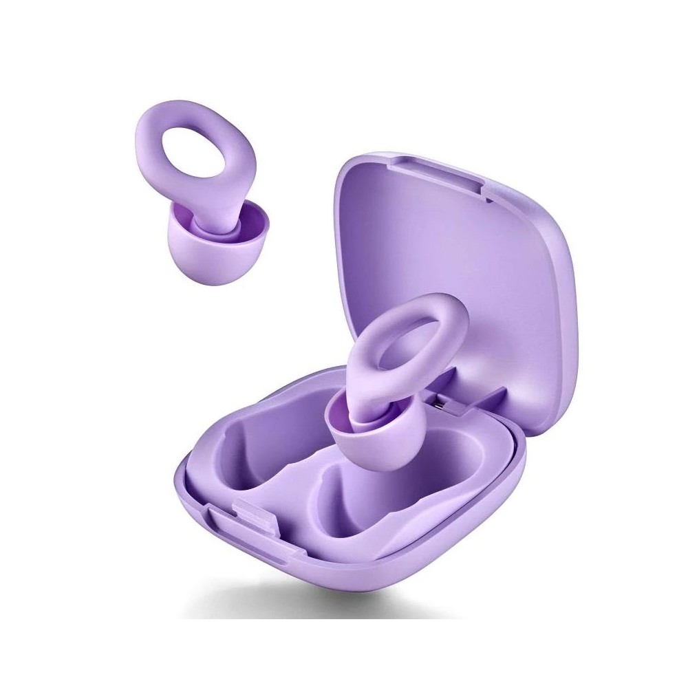 Ngs noonblack tapones silicona funda púrpura